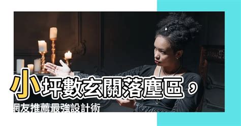 小坪數落塵區